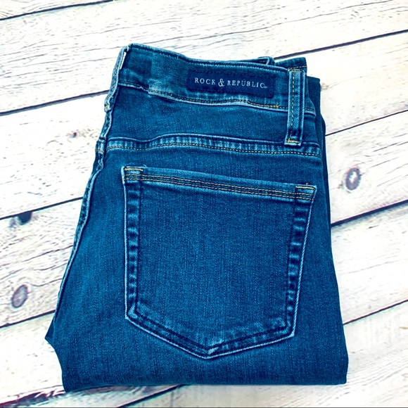 Rock & Republic Denim - Rock & Republic | Kasandra Dark Wash Jeans Size 6